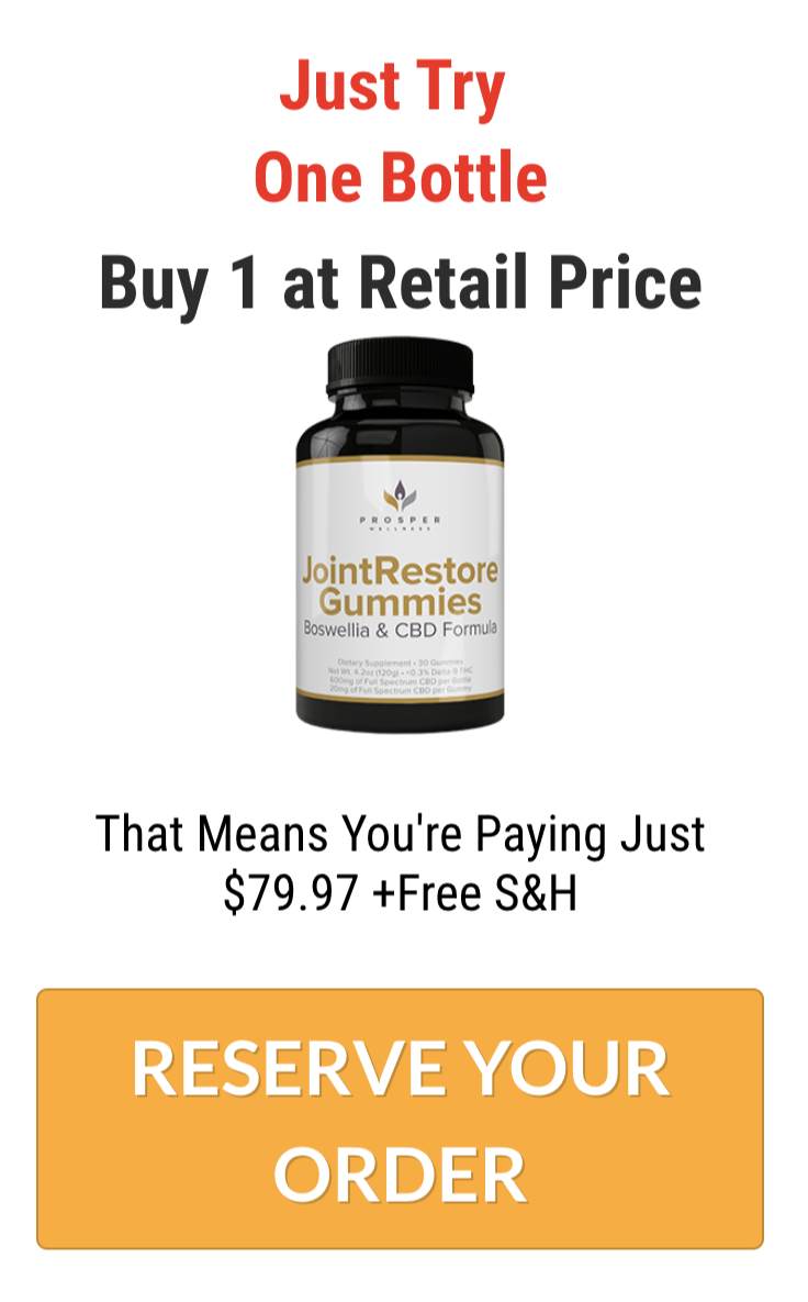 Joint Restore Gummies - 3 bottles